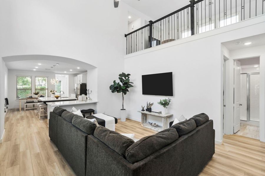 Open concept floor plan with great lines of sight Open concept floor plan with great lines of sight