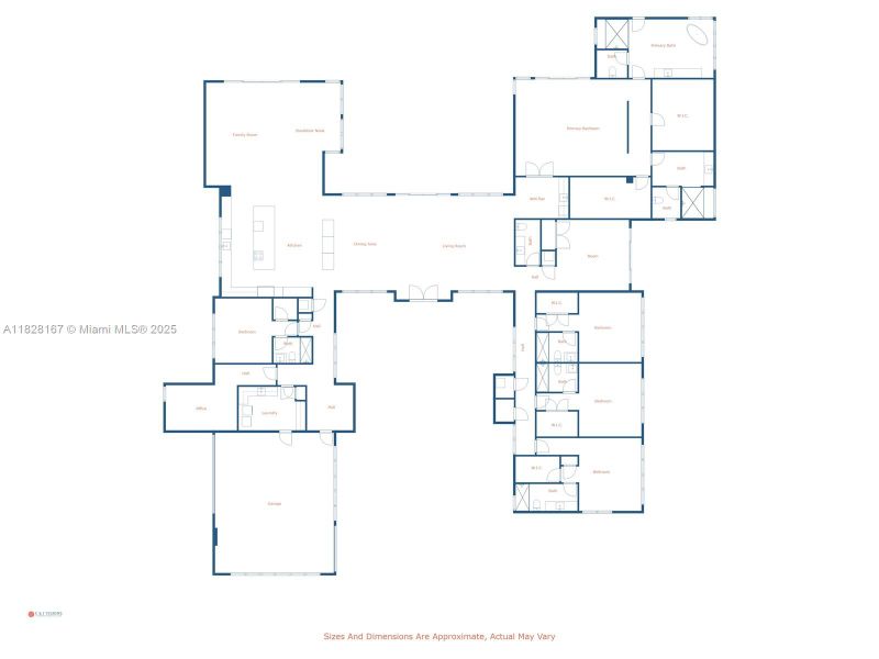 2D floor plan layout of this home in , Davie, FL (Image 7).