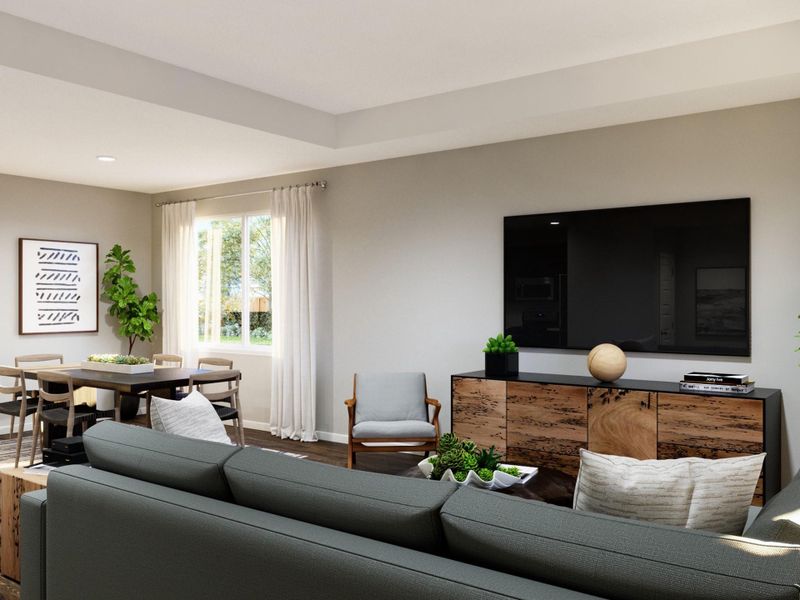 Photos are a representation of the floor plan. Options and interior selections will vary.