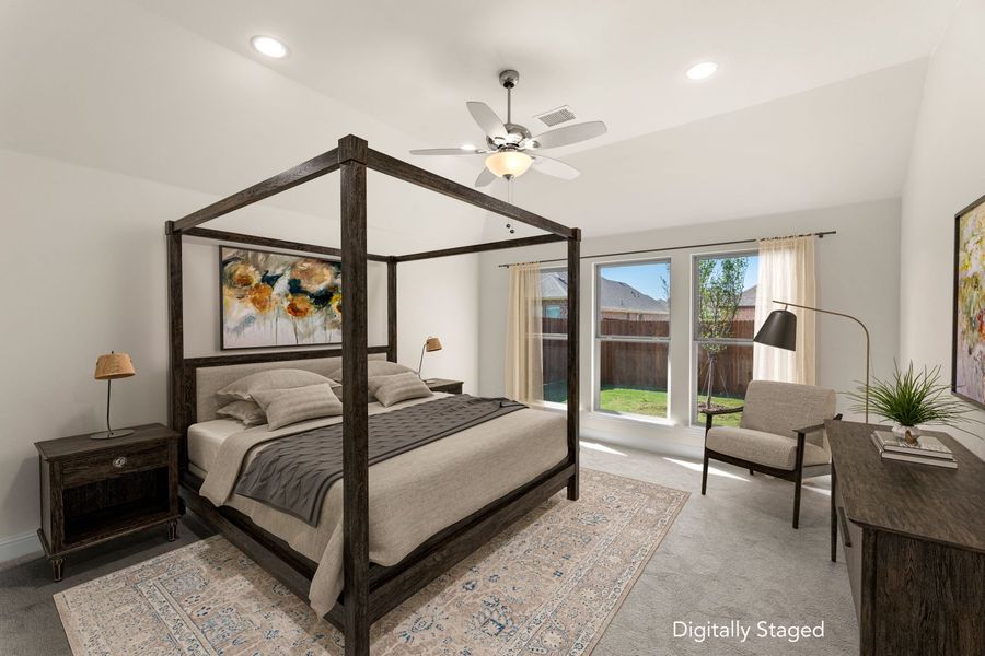 Representative furnished interior of a home built from the Colorado by UnionMain Homes in Walden Pond, Forney (Image 9).