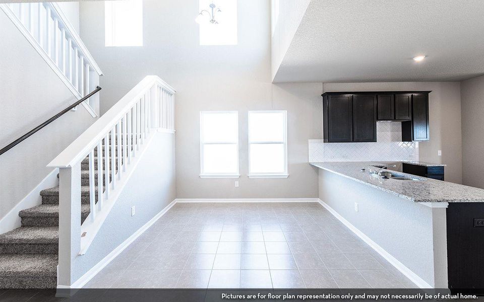 Furnished interior view inside a new home in Swenson Heights, Seguin (Image 2).
