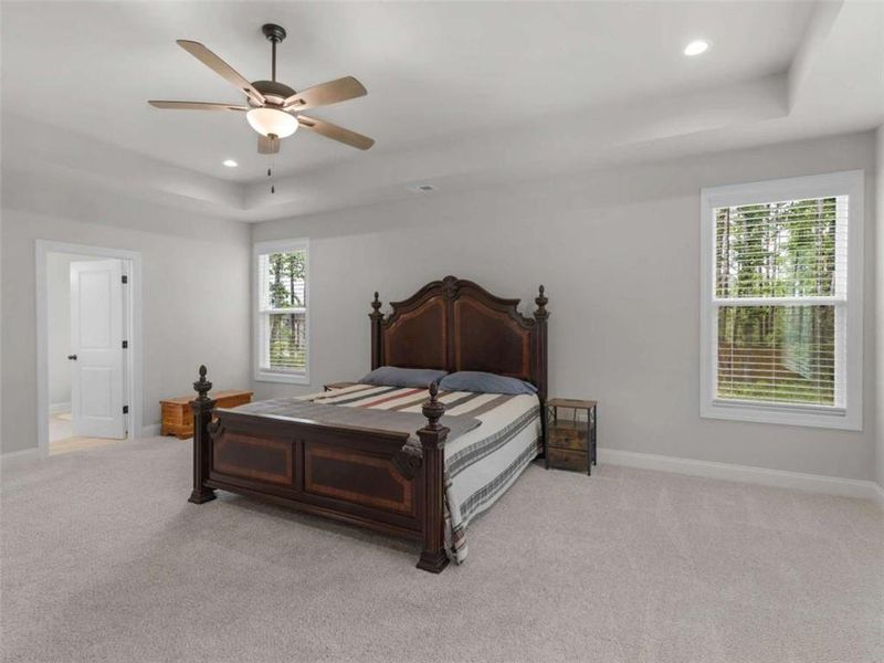 Furnished interior view inside a new home in , Newnan (Image 19). Furnished interior view inside a new home in , Newnan (Image 19).