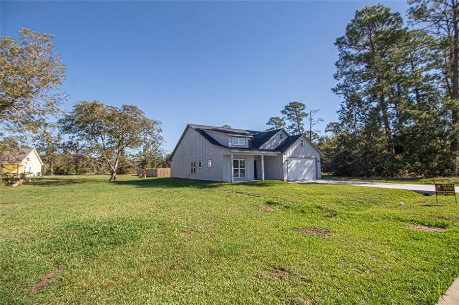 Front exterior of a new home in , Livingston, TX, highlighting curb appeal (Image 1). Front exterior of a new home in , Livingston, TX, highlighting curb appeal (Image 1).