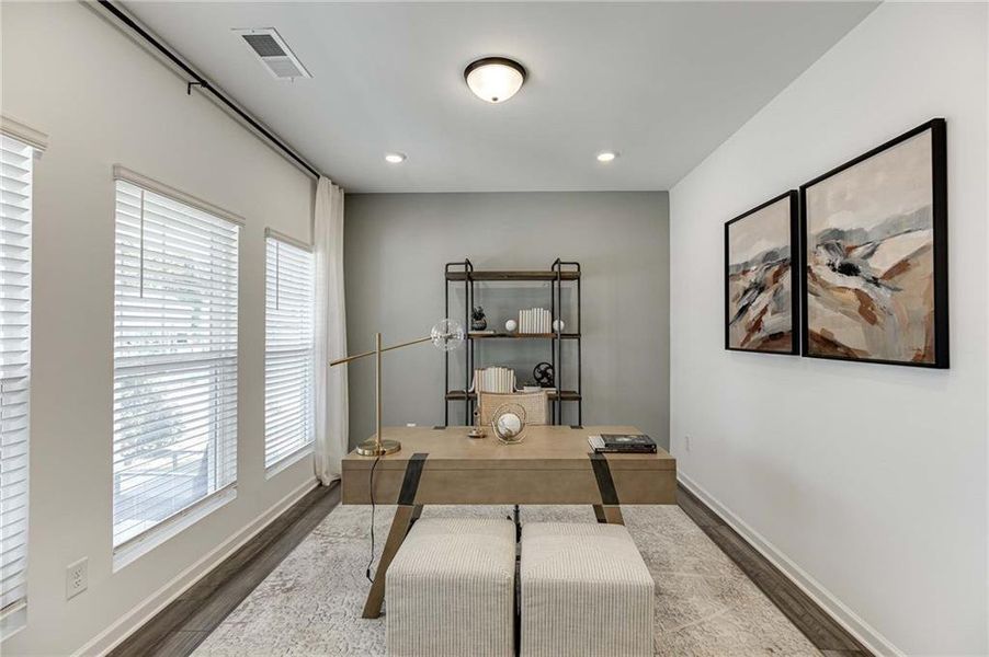 Furnished interior view inside a new home in Langston Reserve, Cartersville (Image 5). Furnished interior view inside a new home in Langston Reserve, Cartersville (Image 5).