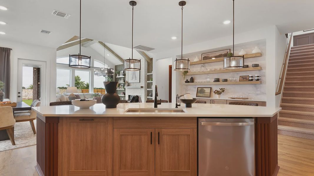 Representative furnished interior of a home built from the Madison by Chesmar Homes in Nolina, Georgetown (Image 11).