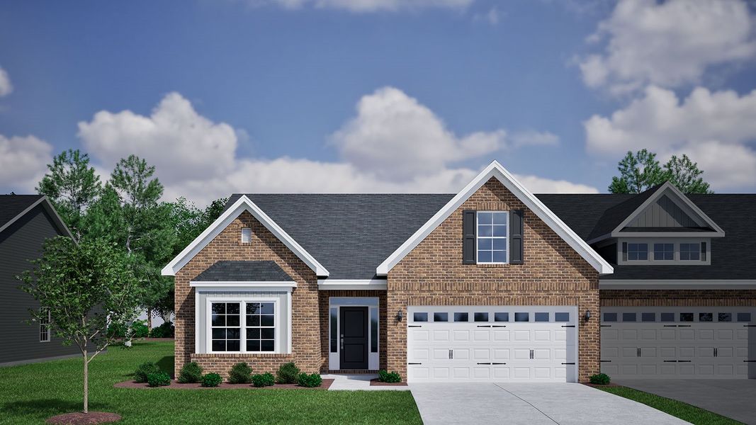 Representative exterior photo of a completed home built from the Lander - Vanguard Collection by Mungo Homes in Fieldstone, Lexington, NC (Image 9). Representative exterior photo of a completed home built from the Lander - Vanguard Collection by Mungo Homes in Fieldstone, Lexington, NC (Image 9).