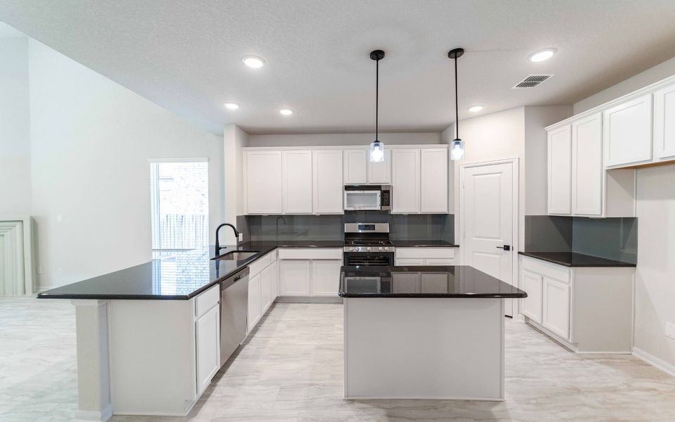 Furnished interior view inside a new home in Arcadia Ridge, San Antonio (Image 5).