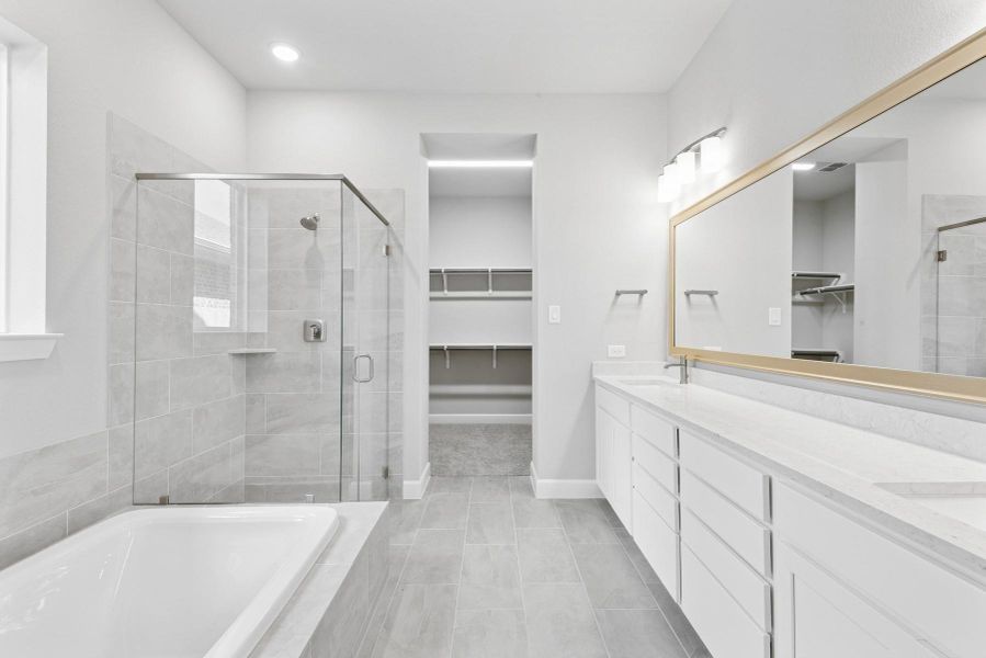 Furnished interior view inside a new home in Riceland 50’ Alley Load Homesites, Mont Belvieu (Image 3).