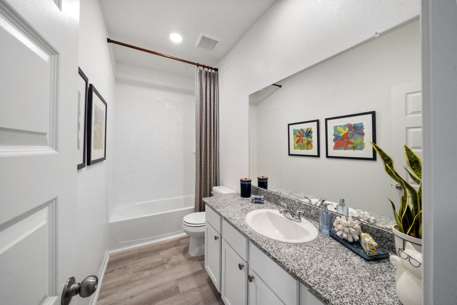 Liberty Estates Model Home - San Jacinto - Secondary Bathroom Liberty Estates Model Home - San Jacinto - Secondary Bathroom