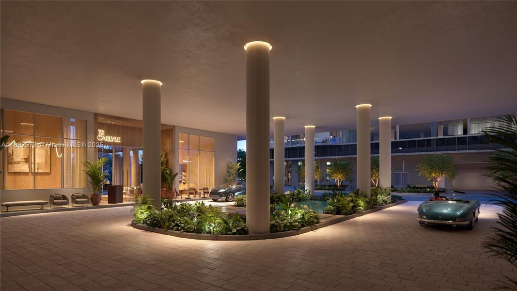 Community amenities in 72 Carlyle, Miami Beach (Image 13).