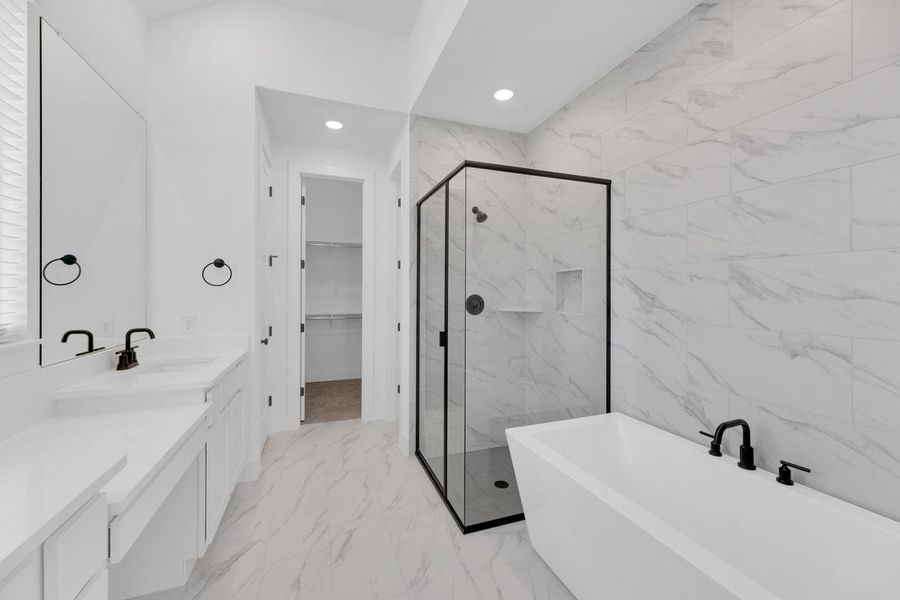 Furnished interior view inside a new home in Wolf Ranch: 51ft. lots, Georgetown (Image 6). Furnished interior view inside a new home in Wolf Ranch: 51ft. lots, Georgetown (Image 6).