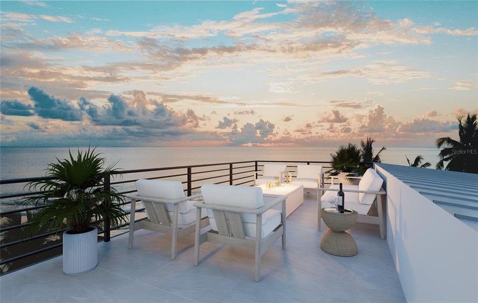 Exterior details and patio area of a home in , Redington Shores (Image 4).