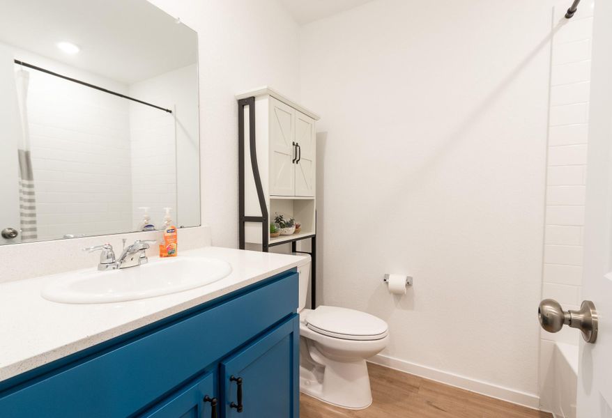 Furnished interior view inside a new home in Samara, League City (Image 25).