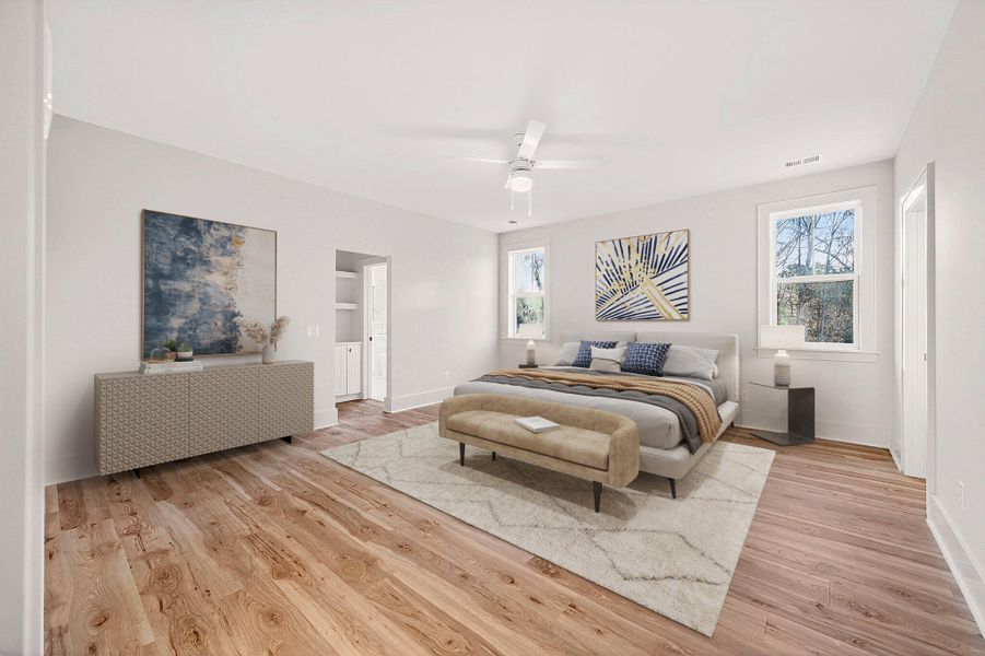 Furnished interior view inside a new home in , Mount Pleasant (Image 18).