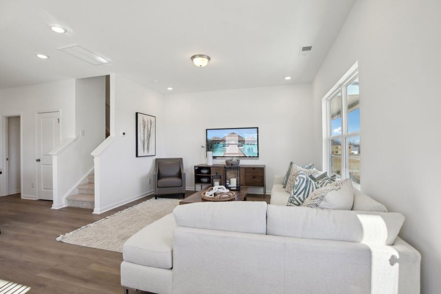 Furnished interior view inside a new home in Wilson Meadows, Clarksville (Image 9).