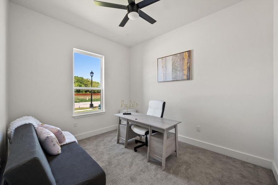 Furnished interior view inside a new home in , Red Oak (Image 23).