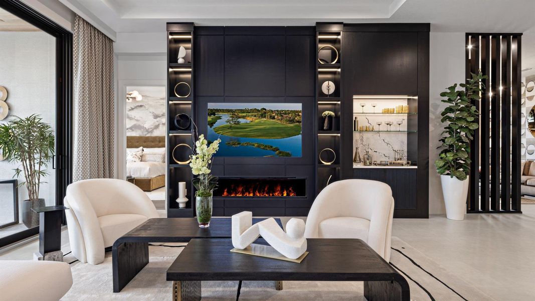 Furnished interior view inside a new home in L'Ambiance at Avenir, Palm Beach Gardens (Image 24). Furnished interior view inside a new home in L'Ambiance at Avenir, Palm Beach Gardens (Image 24).