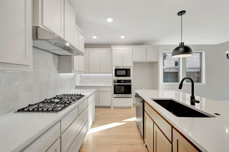 Furnished interior view inside a new home in Solterra - Garden Series, Mesquite (Image 8).