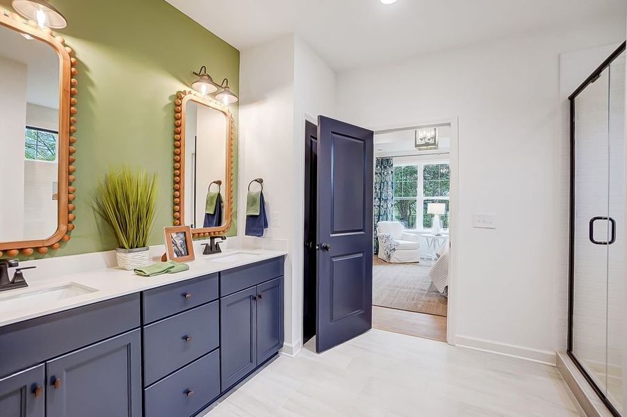 2 story home with a first floor main bedroom