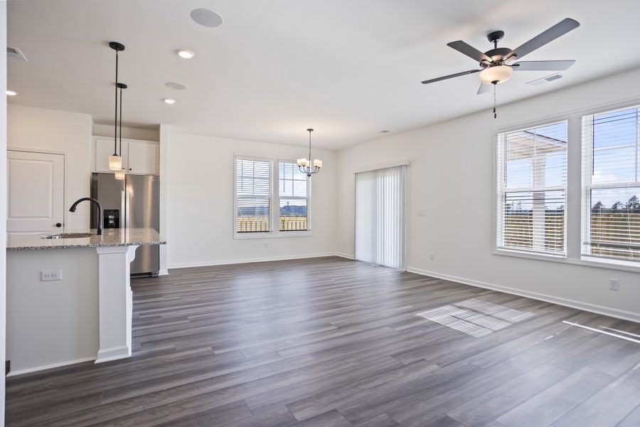 Spacious, unfurnished interior of a new home in Providence Station at Trolley Run, Aiken (Image 30). Spacious, unfurnished interior of a new home in Providence Station at Trolley Run, Aiken (Image 30).
