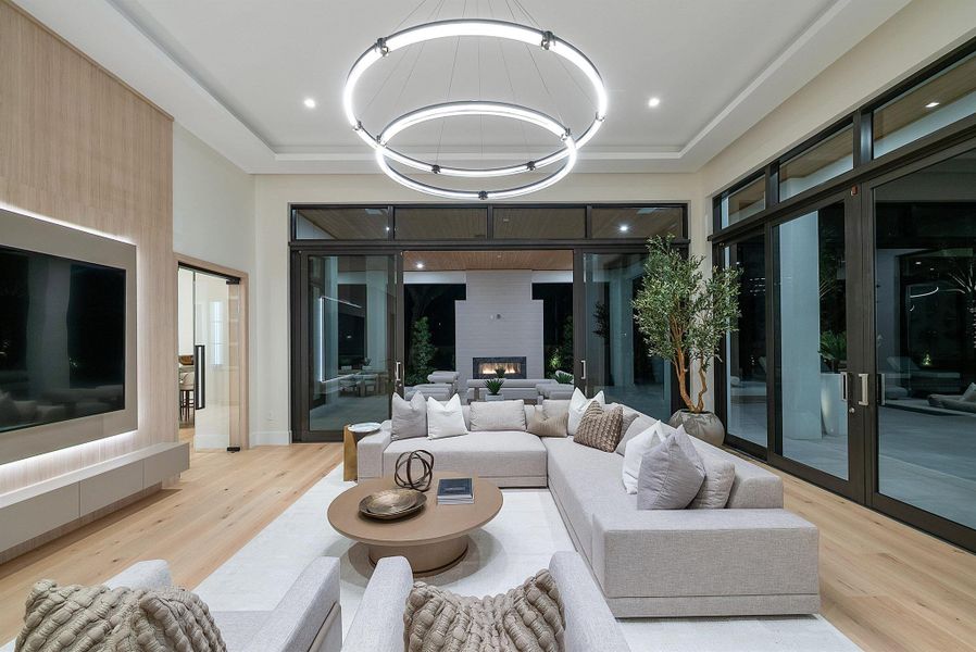 Furnished interior view inside a new home in , Delray Beach (Image 31).