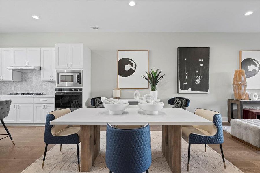Furnished interior view inside a new home in , Austin (Image 6).