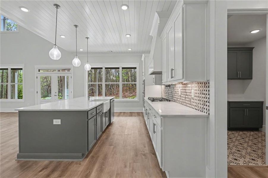Furnished interior view inside a new home in , Clarkesville (Image 10).