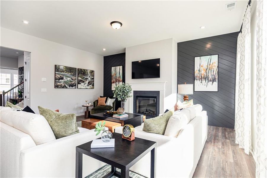 Furnished interior view inside a new home in , Powder Springs (Image 5).