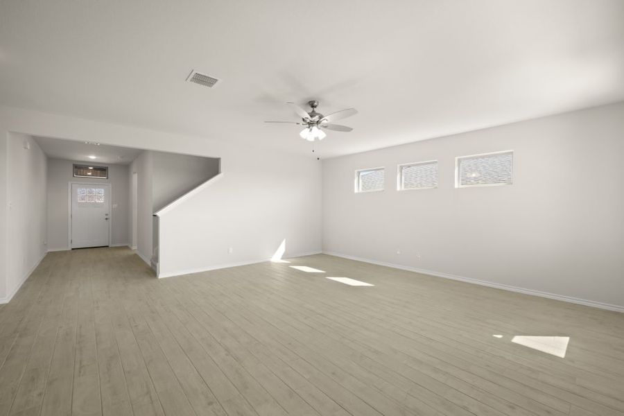 Front exterior of a new home in Myrtle Creek, Waxahachie, TX, highlighting curb appeal (Image 15). Front exterior of a new home in Myrtle Creek, Waxahachie, TX, highlighting curb appeal (Image 15).