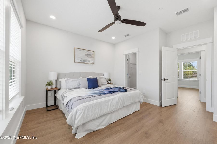 Furnished interior view inside a new home in , Jacksonville Beach (Image 19). Furnished interior view inside a new home in , Jacksonville Beach (Image 19).