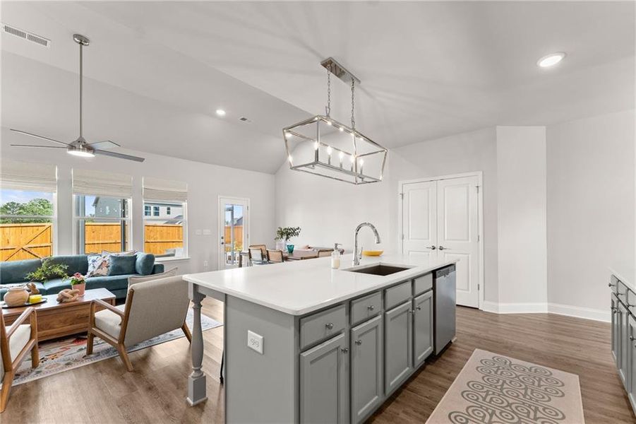 Furnished interior view inside a new home in , Homer (Image 34).