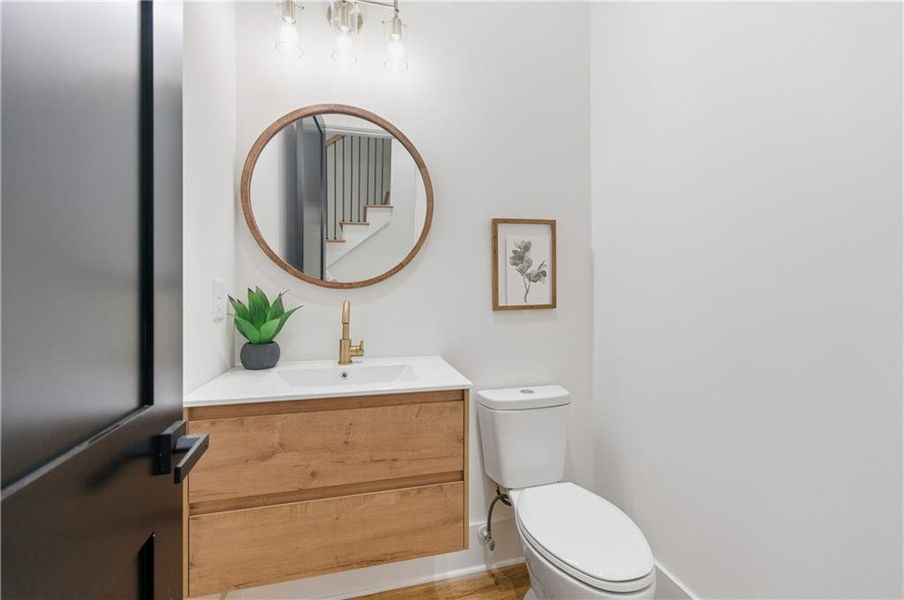 Furnished interior view inside a new home in , Atlanta (Image 13). Furnished interior view inside a new home in , Atlanta (Image 13).