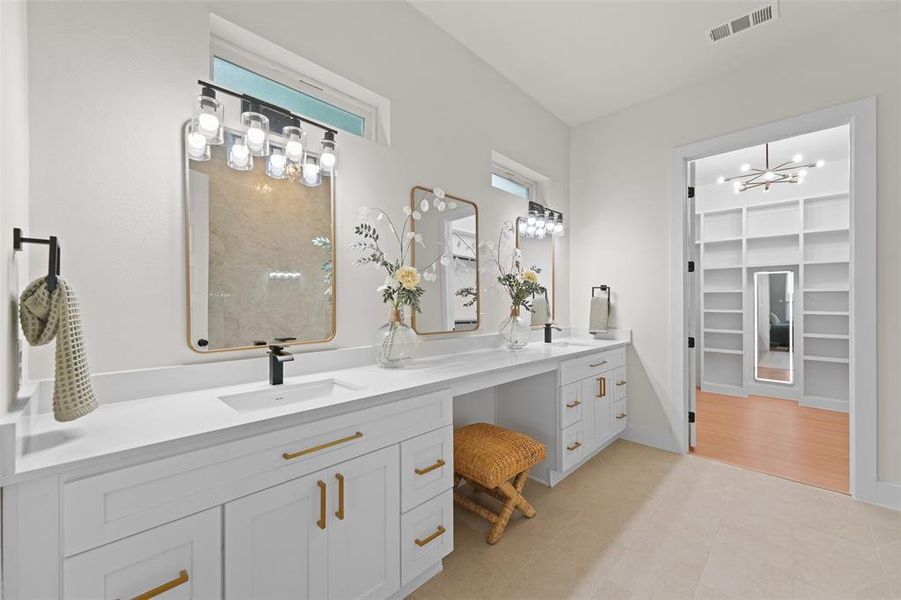 Furnished interior view inside a new home in , Forney (Image 33).