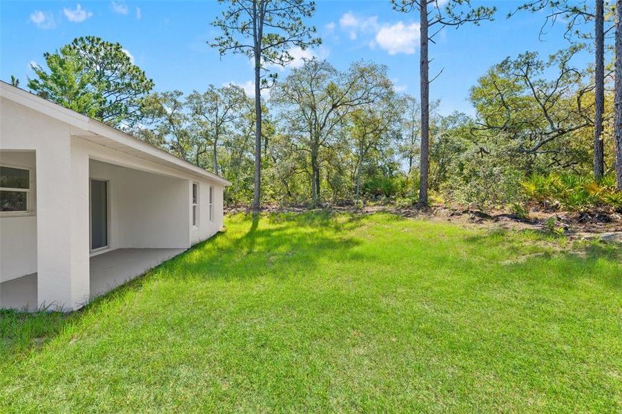 Exterior details and patio area of a home in , Citrus Springs (Image 3).