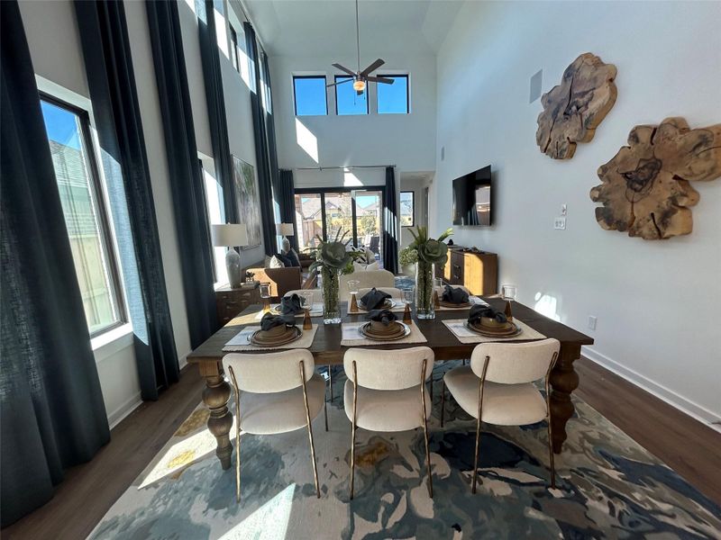 Furnished interior view inside a new home in Santa Rita Ranch, Liberty Hill (Image 9).