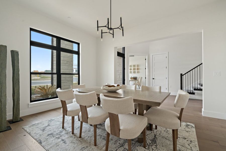 Furnished interior view inside a new home in Milky Way at River Place, Austin (Image 17).