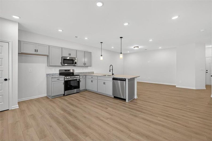 Furnished interior view inside a new home in Sanders Park, Austell (Image 5).