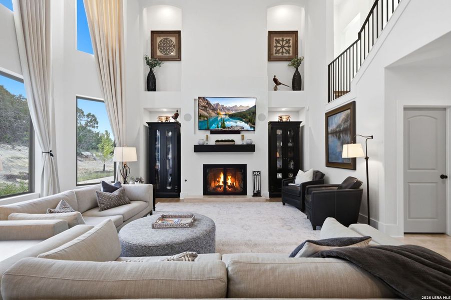 Furnished interior view inside a new home in , Boerne (Image 59).