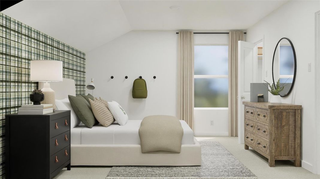 Furnished interior view inside a new home in Ashland, Angleton (Image 2).