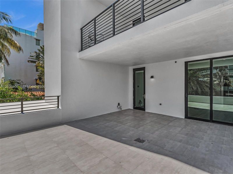 2nd Balcony facing front of structure