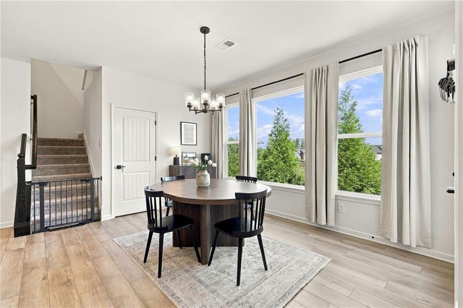 Furnished interior view inside a new home in Sweetbay Farm, Lawrenceville (Image 40).