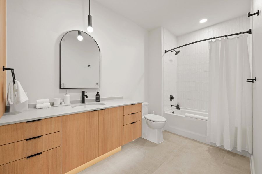 Furnished interior view inside a new home in , Austin (Image 13).