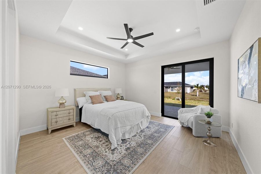 Furnished interior view inside a new home in , Cape Coral (Image 16). Furnished interior view inside a new home in , Cape Coral (Image 16).