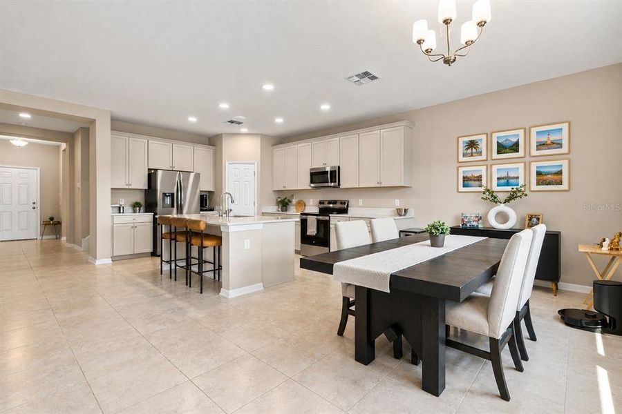 Furnished interior view inside a new home in Epperson, Wesley Chapel (Image 14). Furnished interior view inside a new home in Epperson, Wesley Chapel (Image 14).