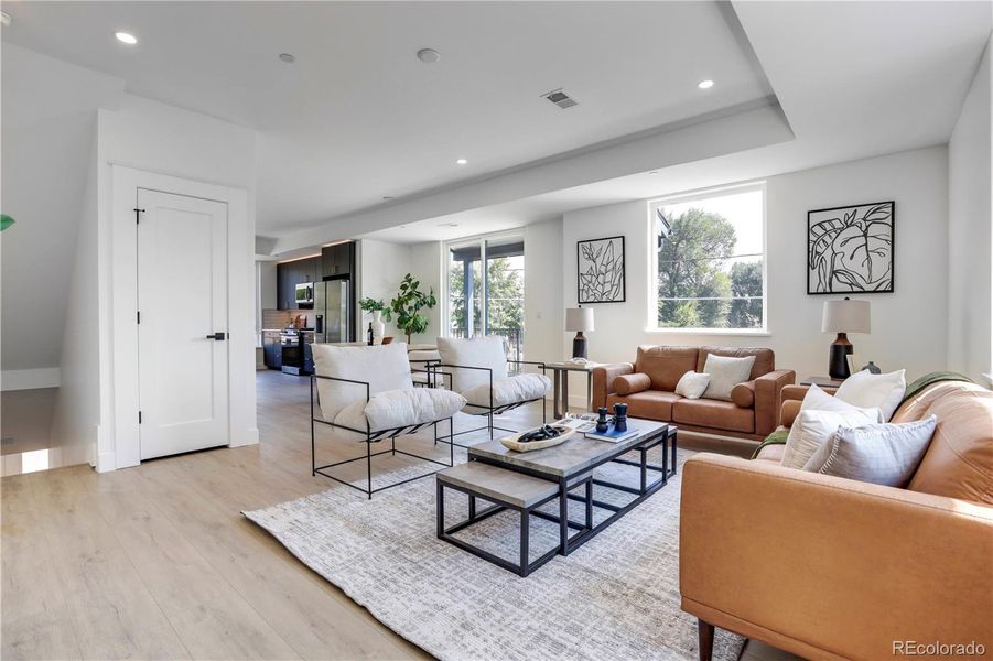 Furnished interior view inside a new home in , Arvada (Image 10).