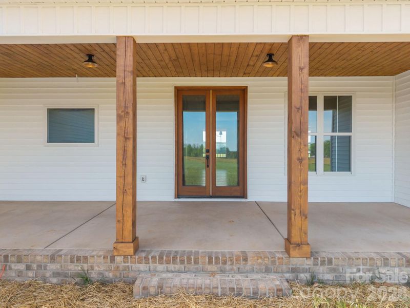 Exterior details and patio area of a home in , China Grove (Image 29).