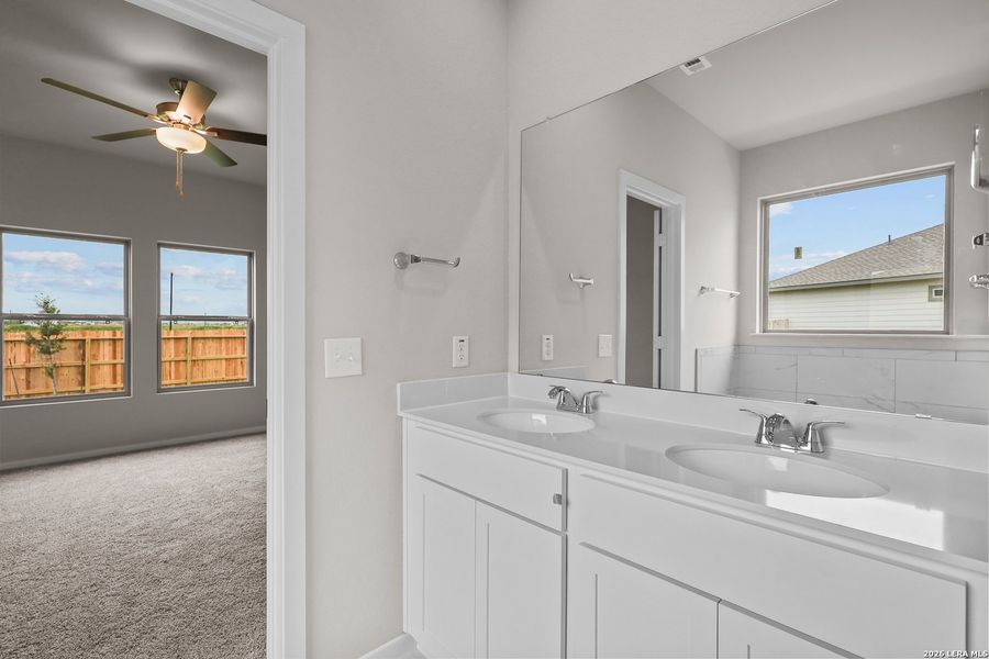 Furnished interior view inside a new home in Summerlin, San Antonio (Image 12).