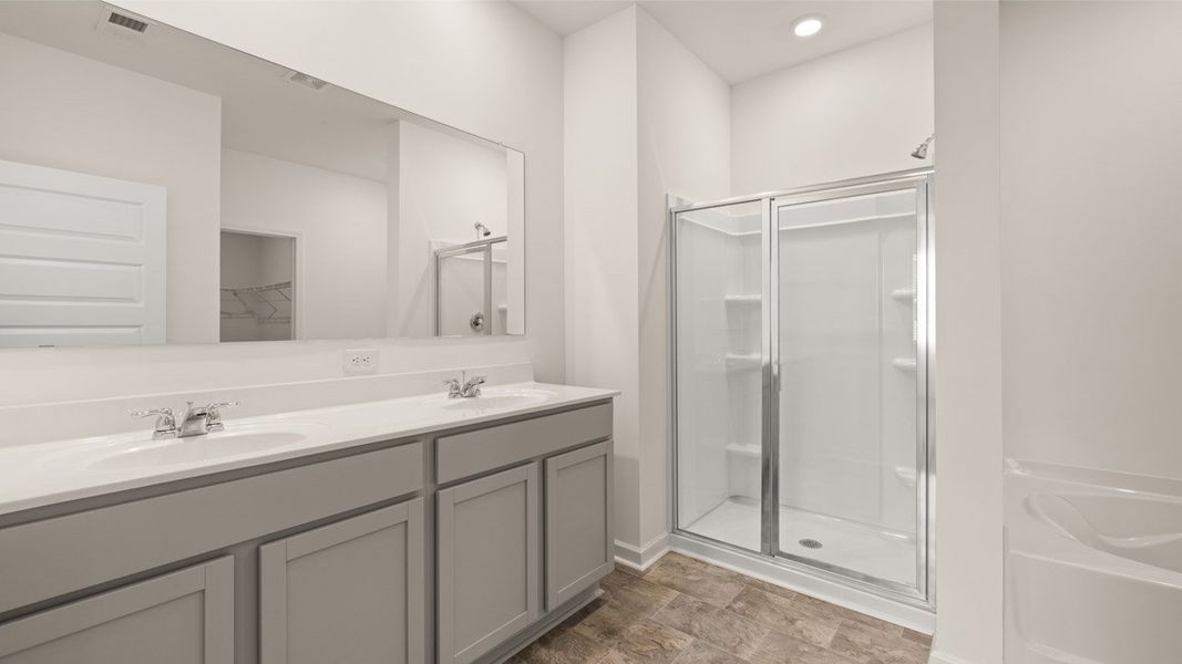 Furnished interior view inside a new home in The Abbey at Trolley Run Station, Aiken (Image 9).