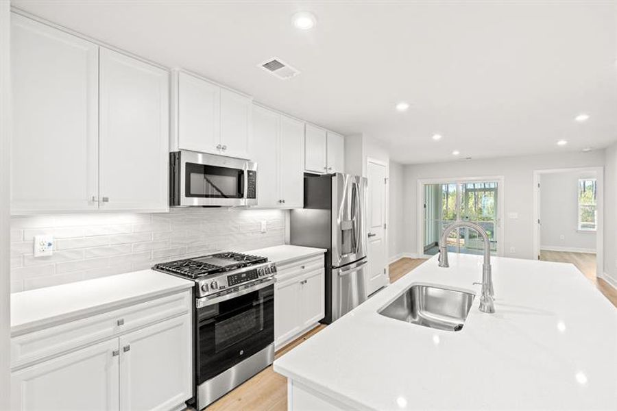 Furnished interior view inside a new home in Course Club at Prince Creek, Murrells Inlet (Image 6).