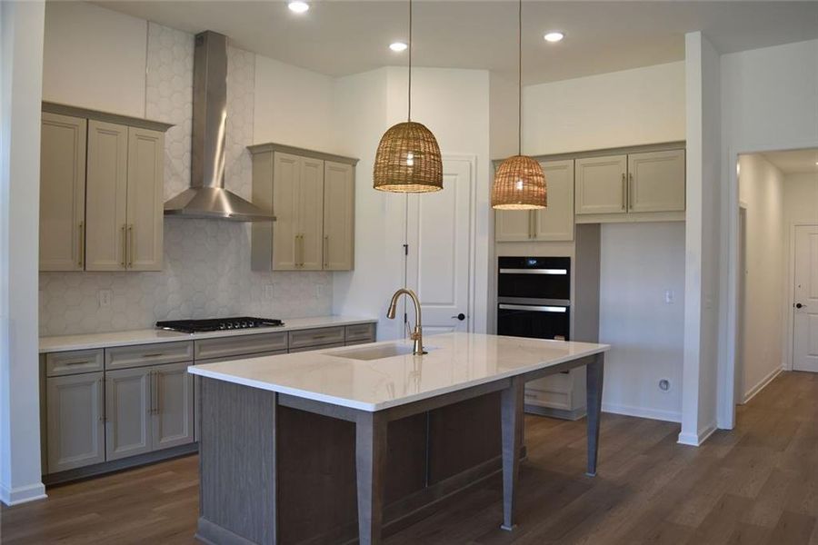 Furnished interior view inside a new home in Soleil Summit Chase, Snellville (Image 7).